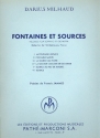 Fontaines et Sources melodies pour soprano et piano