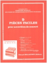 9 Pi�ces faciles pour accord�on de concert seul