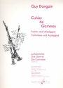 Cahier de gammes  pour clarinette