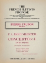 Concerto en r majeur no.4 pour flute et orchestre pour flute et piano