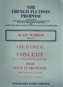 Concert  pour flute et orchestre pour flute et piano