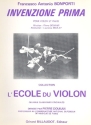 Invenzione prima pour violon et piano
