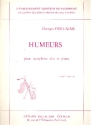 Humeurs pour saxophone alto et piano
