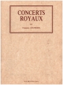 Concerts royaux pour clav, violon, flute, hautbois et bass facsimils