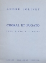 Choral et Fugato pour piano  4 mains partition