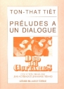 Pr�ludes � un dialogue pour 2 guitares partition