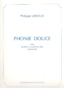 Phonie douce pour hautbois, saxophone alto et violoncelle partition et parties