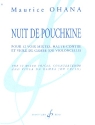 Nuit de Pouchkine pour 12 voix mixtes, haute-contre et viole de gambe (violoncelle),  partition