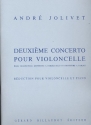 Concert no.2  pour violoncelle, quintette  cordes et orchestre  cordes pour violoncelle et piano