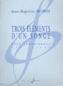 3 elements d'un songe pour orgue