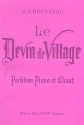 Le Devin du Village partition piano et chant
