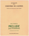 Prelude pour 4 trombones partition et parties