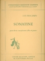 Sonatine pour 2 saxophones et piano partition et parties