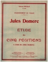 �tude des 5 Positions pour violin