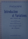 Introduction et variations sur Nel cor pi� non mi sento pour violon