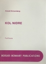 Kol nidre op.39  fr Sprecher, gem Chor und Orchester Studienpartitur