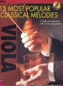 15 Most Popular Classical Melodies (+CD) for viola