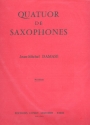 Quatuor de saxophones pour 4 saxophones partition et parties