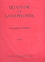 Quatuor de saxophones pour 4 saxophones partition et parties