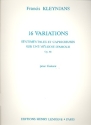 16 variations sentimentales et capricieuses sur une melodie d'amour op.66 pour guitare