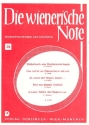 Die wienerische Note Band 21: fr Klavier/Gesang/Gitarre