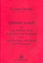 Quintett a-Moll für 2 Violinen, Viola, Violoncello und Kontrabaß