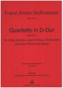 Quartetto in D-Dur (Vda-Quart. Nr.2) fr Viola d'amore, 2 Violinen, Violoncello und 2 Hrner ad lib. Partitur und Stimmen