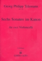 6 Sonaten im Kanon fr 2 Violoncelli