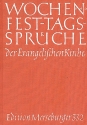 Wochen- und Festtagssprche der Evangelischen Kirche fr 2-3 gemischte Stimmen