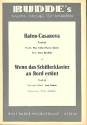 Hafen-Casanova  und   Wenn das Schifferklavier an Bord erklingt: fr Salonorchester