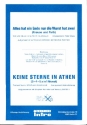 Alles hat ein Ende nur die Wurst hat zwei /  Keine Sterne in Athen: fr Salonorchester