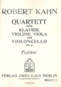 Quartett op.41 fr Violine, Viola, Violoncello und Klavier Partitur (= Klavierstimme)