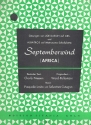 Septemberwind ( Africa ): fr Klavier/Gesang/Gitarre
