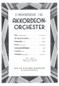 Schwarzwaldmdel fr Akkordeonorchester Partitur