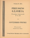 Preuens Gloria: fr Blasorchester