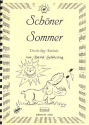 Schöner Sommer für Solisten, gem Chor, Klavier und Triangel Partitur