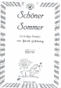 Schöner Sommer für Solisten, gem Chor, Klavier und Triangel Instrumentalstimmen und 10 Chorpartituren