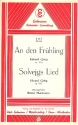 An den Frhling op.43,6  und Solveigs Lied op.55,5: fr Salonorchester