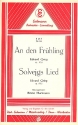 An den Frhling op.43,6  und Solveigs Lied op.55,5: fr Salonorchester