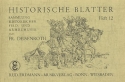 Historische Bltter Band 12: fr Blasorchester Partitur