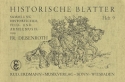 Historische Bltter Band 9: fr Blasorchester Partitur