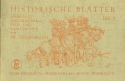 Historische Bltter Band 3: fr Blasorchester Partitur