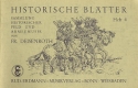 Historische Bltter Band 4: fr Blasorchester Partitur