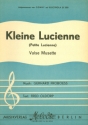 Kleine Lucienne: Einzelausgabe Gesang und Klavier