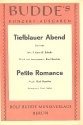 Tiefblauer Abend  und  Petite Romance: fr Salonorchester