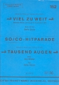 Viel zu weit  + Tausend Augen: fr Salonorchester