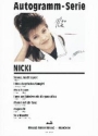 Nicki - Autogramm-Serie: Album fr Gesang und Klavier