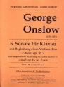 Sonate c-Moll Nr.6 op.16,2 fr Violoncello und Klavier fr Violine und Klavier