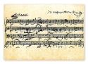 Notenpostkarten Mozart 10,5x14,8cm