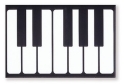 Magnet Tastatur Schwarz - 5,3x7,8cm
